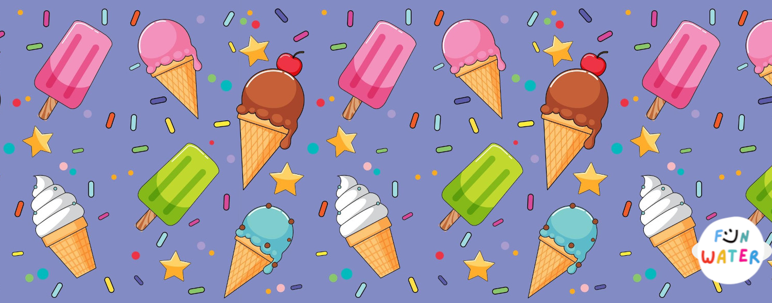 Helados azul - infantil