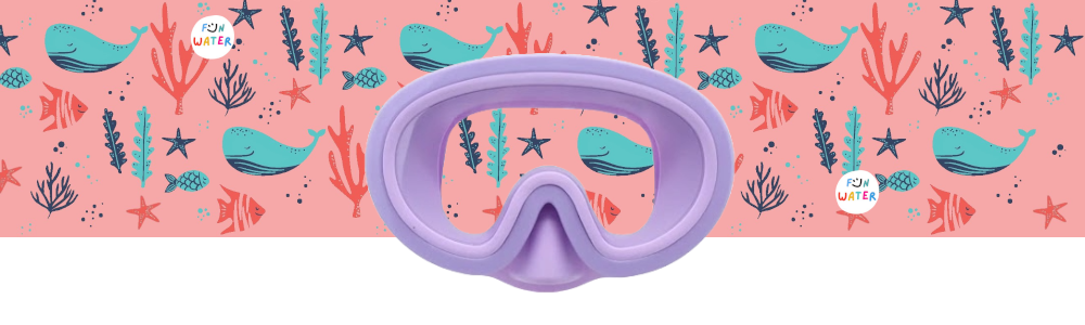 Juniormask Ballenas morado