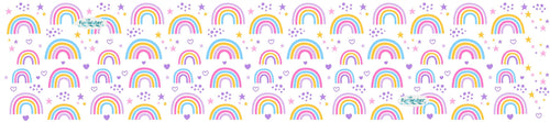 Arcoiris rosas - infantil